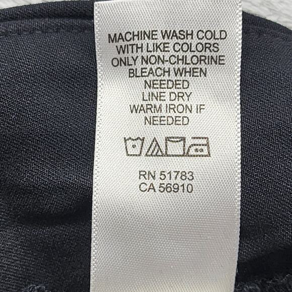 Maurices Pants Womens M Black Pull On Buckle Detail Bengaline Skinny Crop Capri - Picture 8 of 14